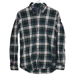 Polo Ralph Lauren Plaid Shirt Women’s Size Small Classic Fit Performance Button
